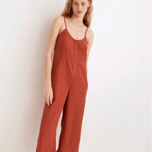 NWT Madewell Textured Cover-Up Jumpsuit
